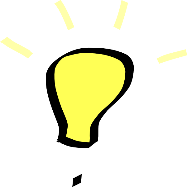 600x600 Light Bulb Clip Art
