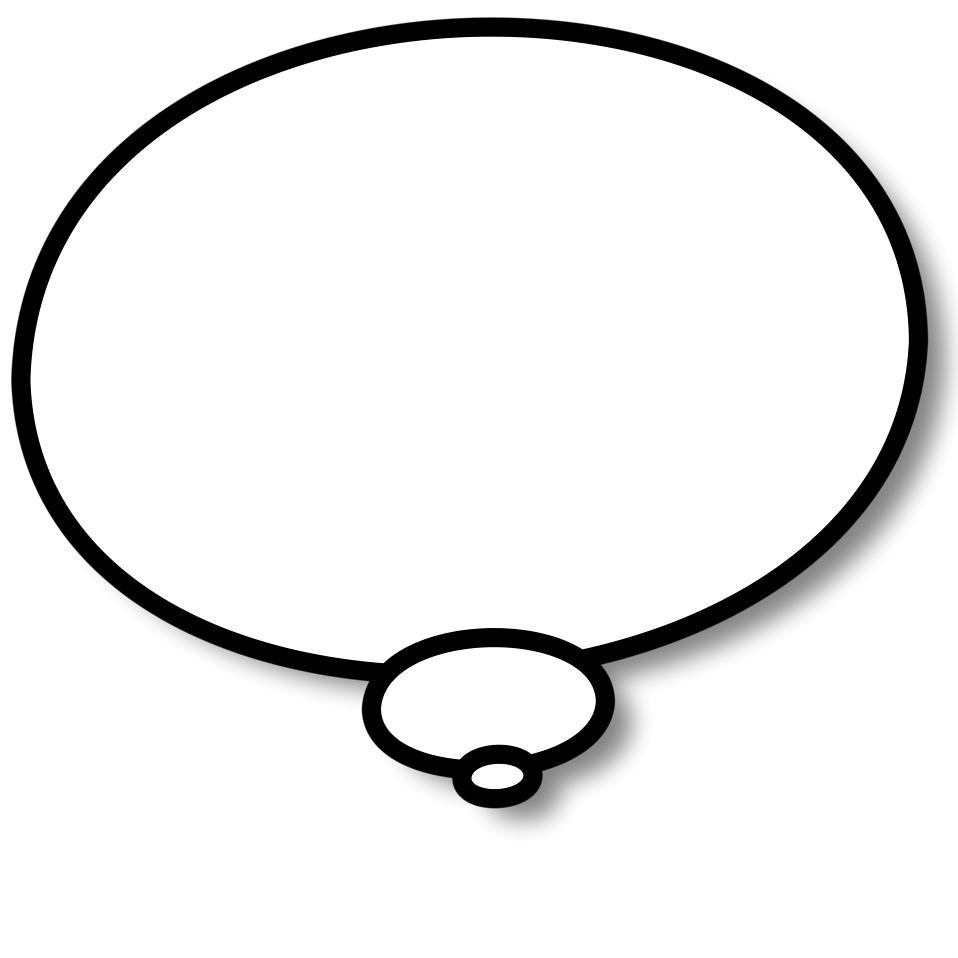 958x958 Cartoon Speech Bubble Clipart