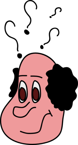 256x475 Man Thinking Clip Art