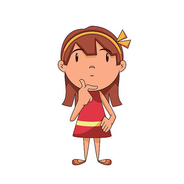 612x612 Girl Thinking Clipart 7
