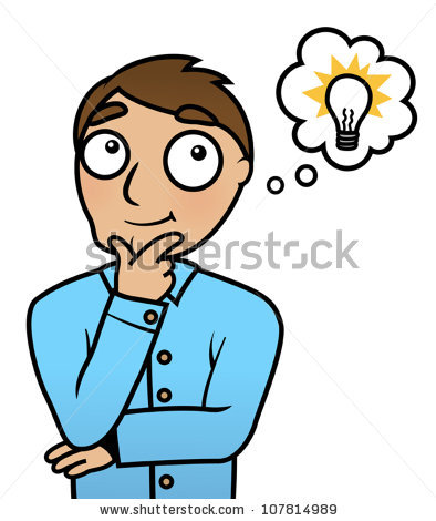394x470 Light Bulb Thinking Clipart