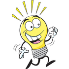 140x140 Cartoon Light Bulb Running Clipart Panda
