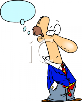 282x350 Bubble Clipart Think