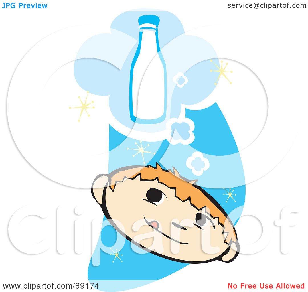 1080x1024 Royalty Free (Rf) Clipart Illustration Of A Thirsty Boy Thinking