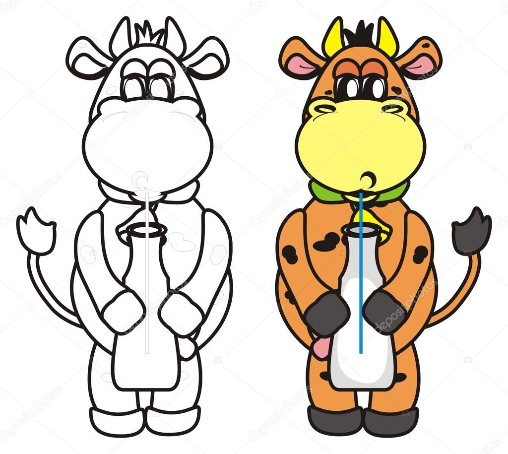 1024x915 Example, Coloring, Crayons, Paint, Animal, Cartoon, Isolated