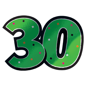 300x300 Thirty Clipart