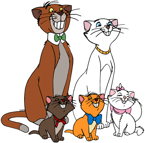 493x487 Disney's The Aristocats Clip Art Disney Clip Art Galore