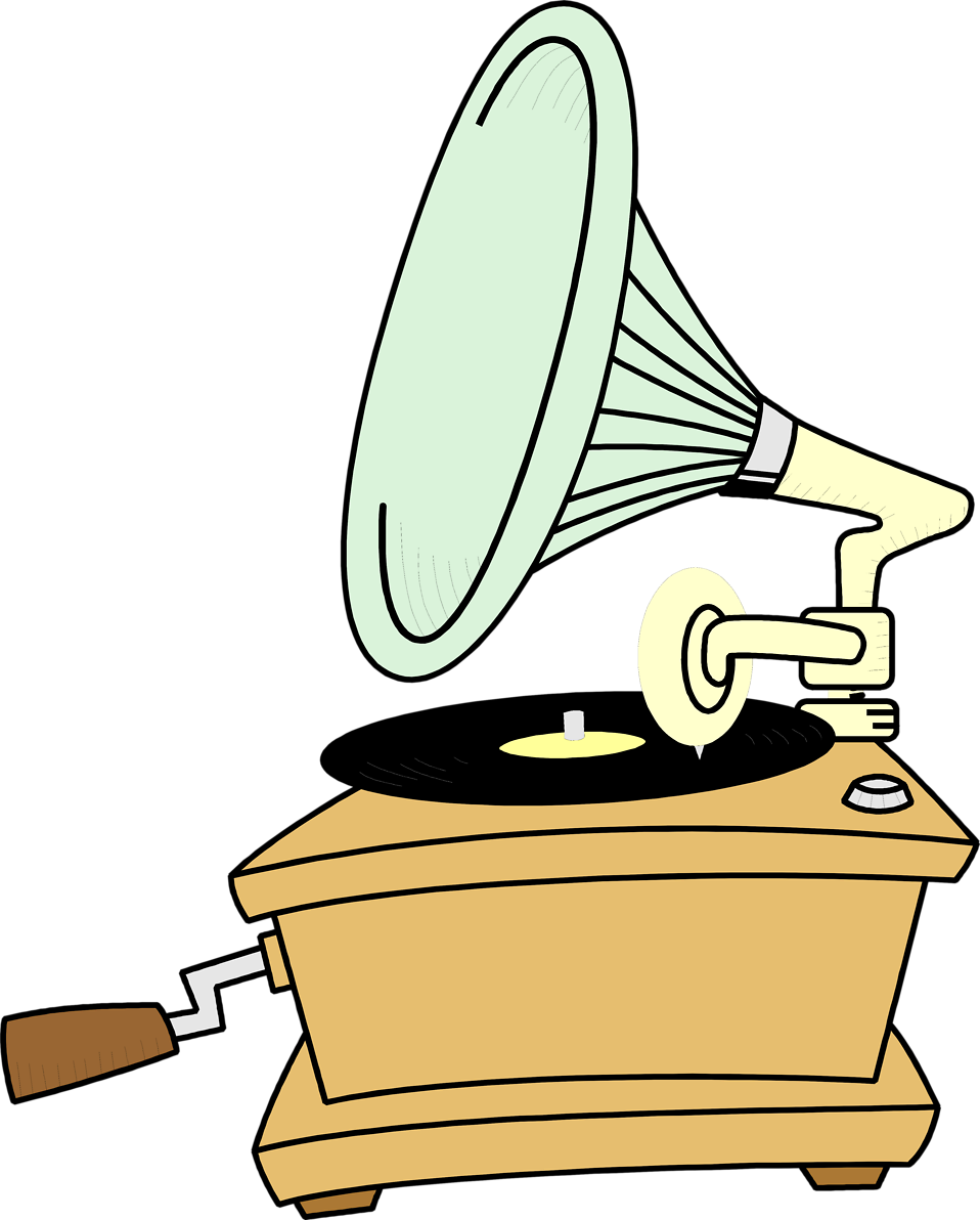 958x1192 Edison Phonograph Clipart