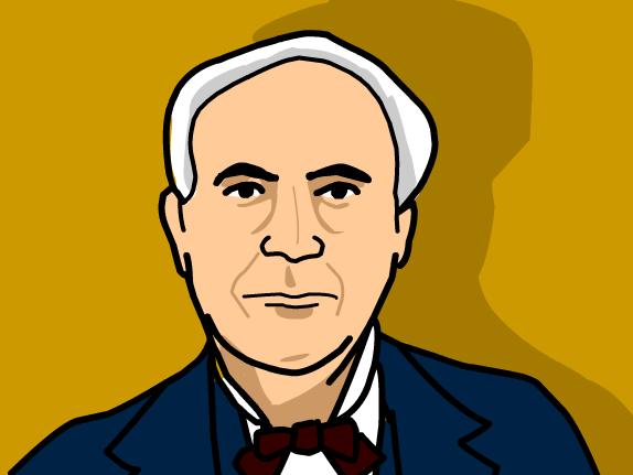574x431 Thomas Edison Clipart