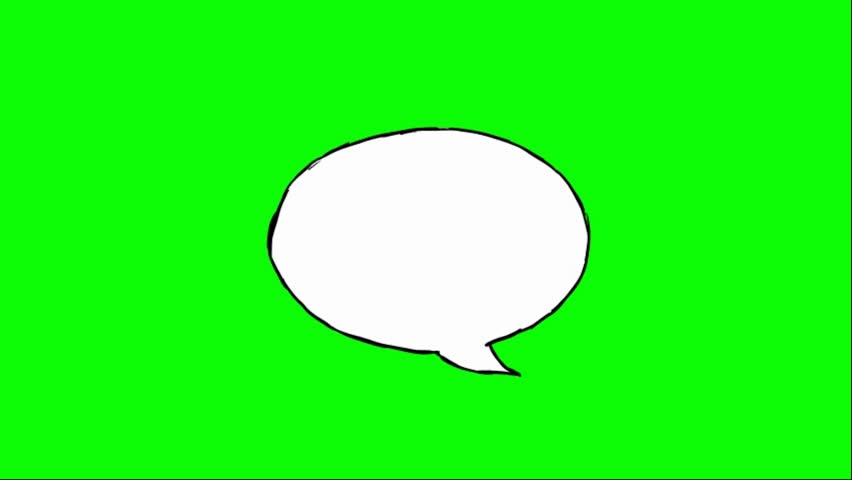 852x480 Pop Art Text Bubble With Red Background. Video Animation. Stock