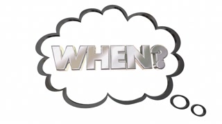 320x180 When Question Thought Bubble Wondering Time 3d Animation Motion