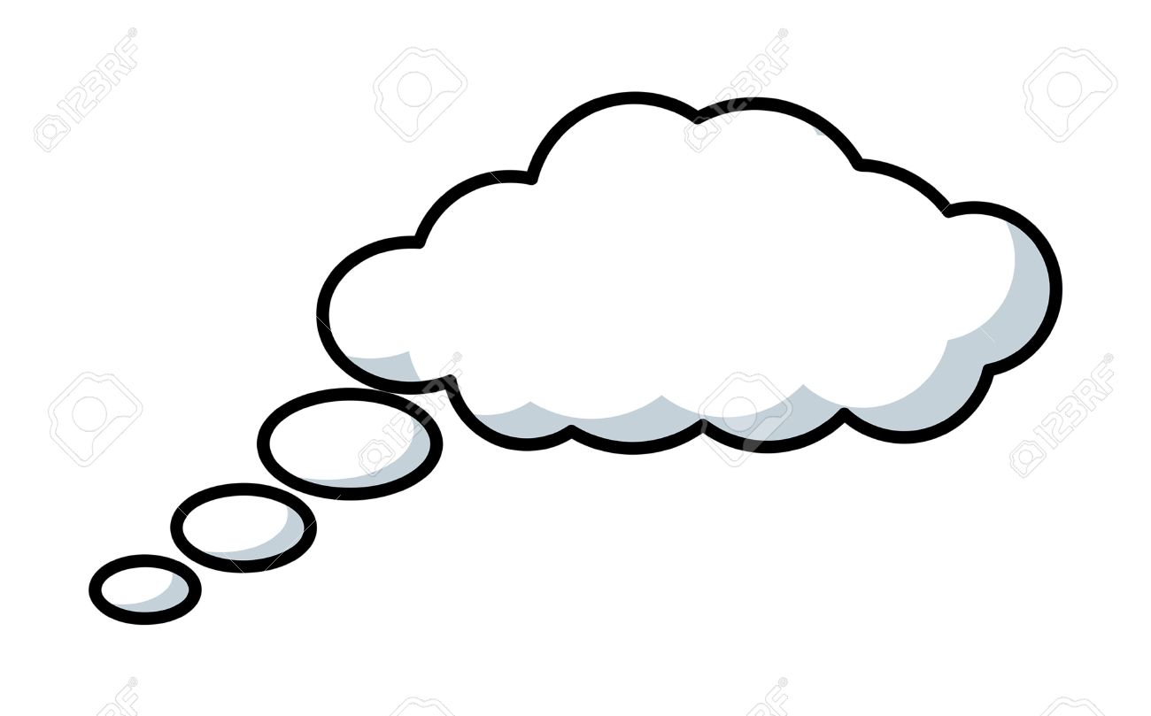 1300x809 Text Bubble Clipart. Thought Bubble Vector Banner Stock 35633795