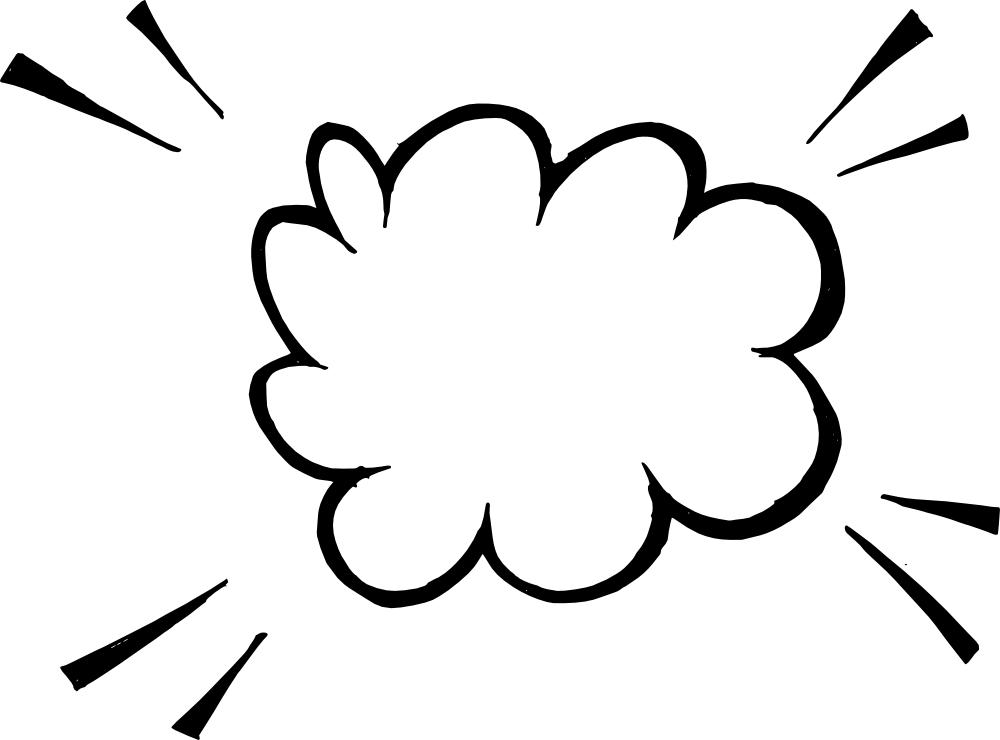 1000x740 Drawn Bubble Comic Book