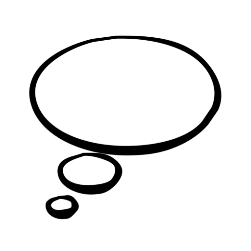 512x512 Left Thought Bubble (Bubbles) Icon