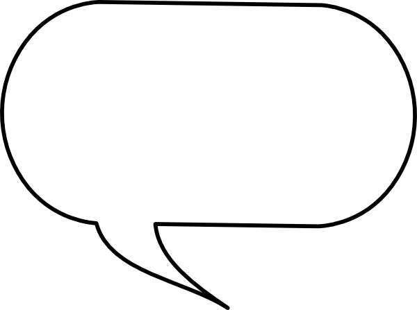 600x447 Speech Bubble Clip Art