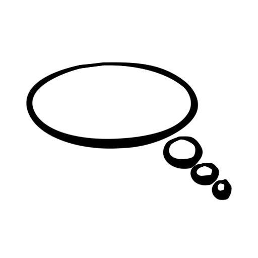 512x512 Clipart Thought Bubble Clipart 2 Image