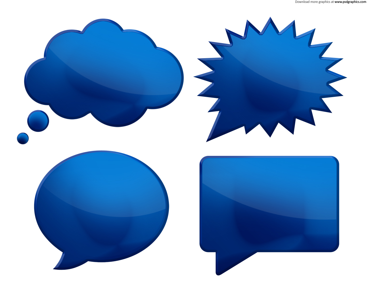 1280x1024 Speech Bubble Template