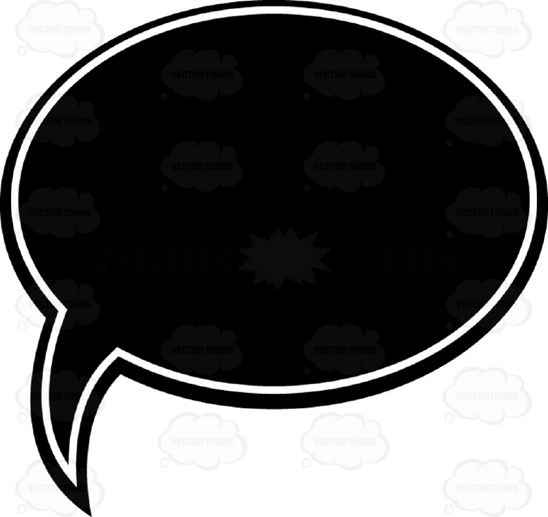 800x755 Talk Bubble Black And White Computer Icon Cartoon Clipart