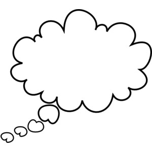 300x300 Thought Bubble Clip Art
