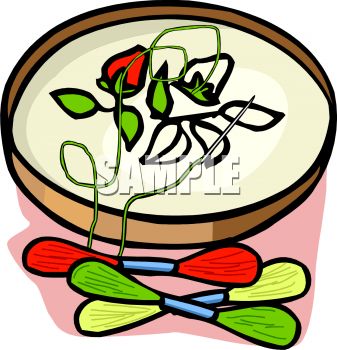 337x350 Clip Art Embroidery