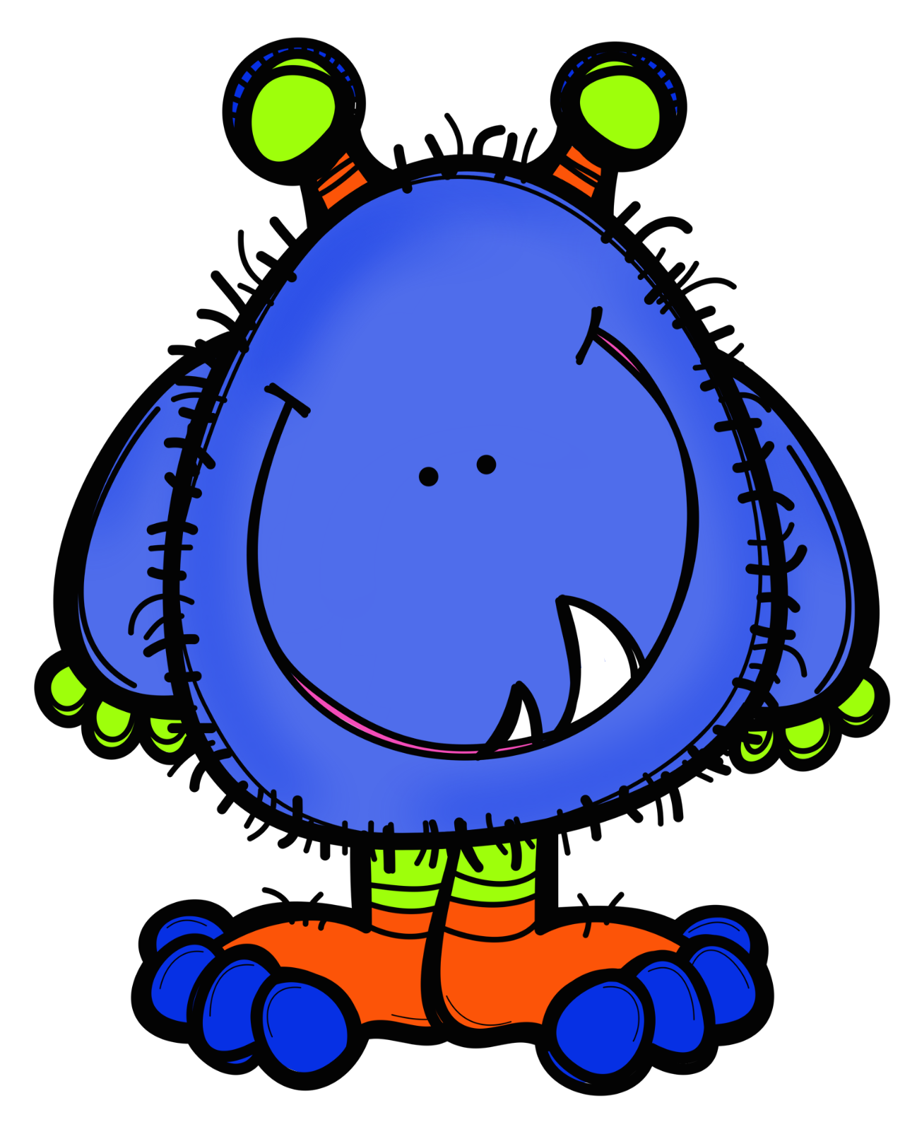 1298x1611 Little Monster Royal Blue Mathem Monsters, Clip