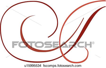 450x291 Clipart Of Three Curled Red And Burgundy Lines U15995534