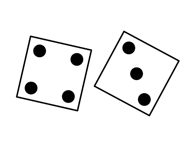 640x494 Dice Pair, 4 3 Clipart Etc