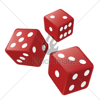 325x325 Happy New Year 2018 With Red Dice Gl Stock Images