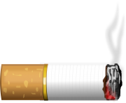 180x148 Thug Life Cigarette Burning Transparent Png