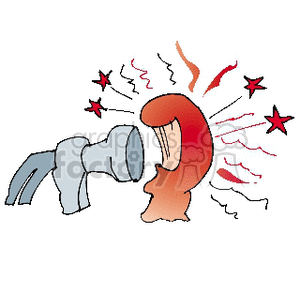 300x300 Royalty Free Thumb Smashed By A Hammer 170360 Vector Clip Art