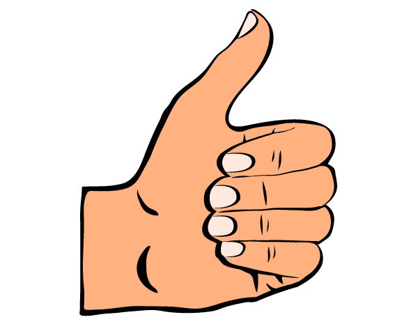 600x465 Clipart Thumbs Up Hand Silhouette