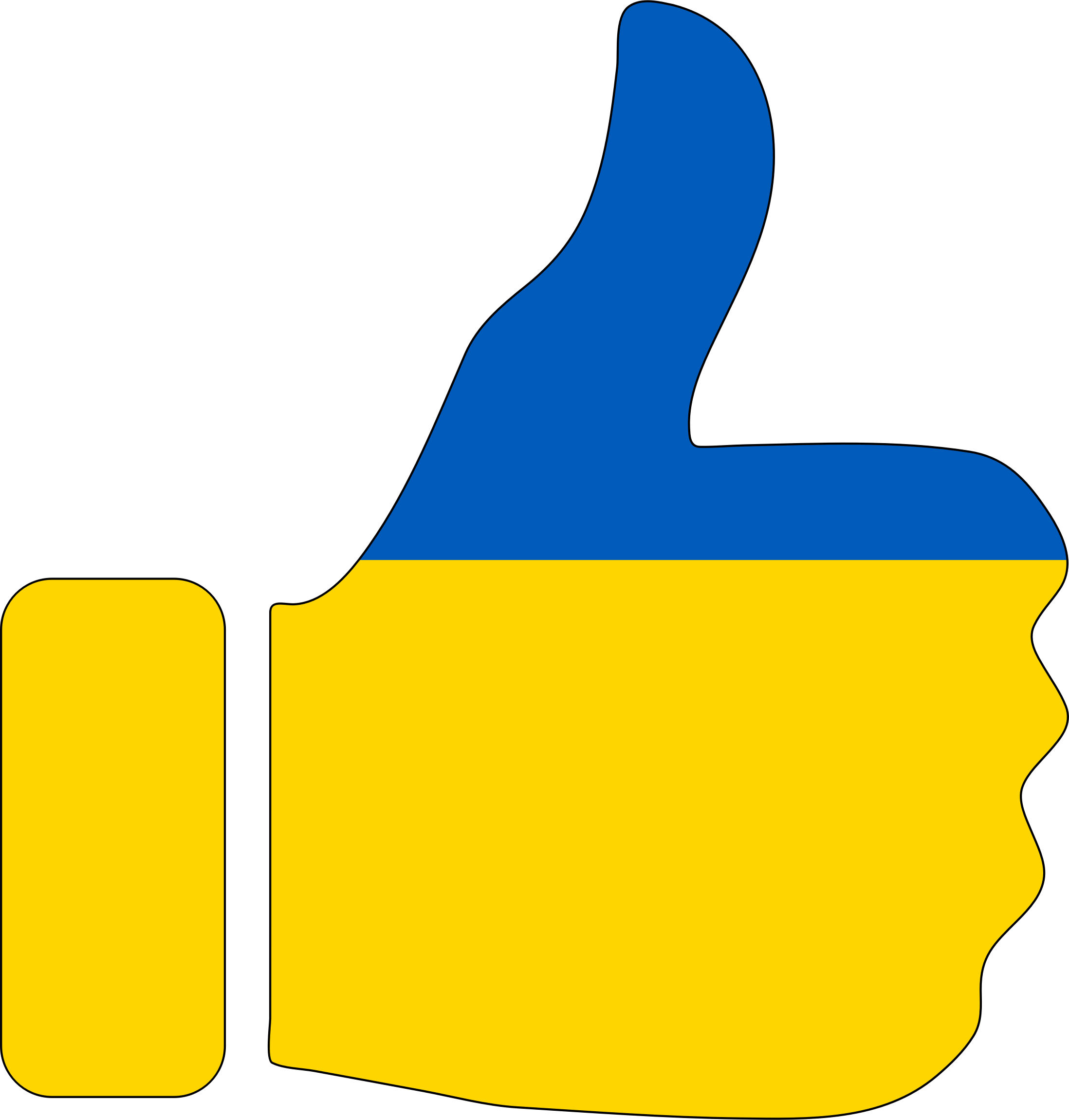 2196x2300 Thumbs Up Clip Art