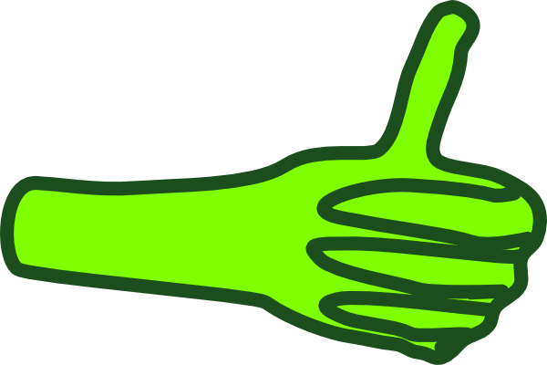600x400 Alien Clipart Thumbs Up