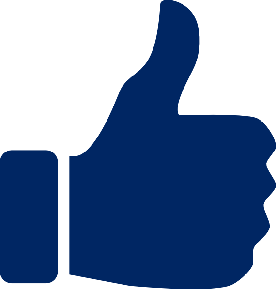 570x597 Blue Thumbs Up Icon Clip Art