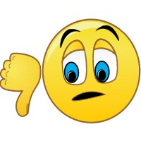 200x200 Thumbs Down Smiley Clip Art