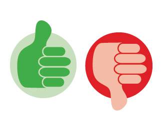 326x245 Thumbs Up And Thumbs Down Clipart Clipartmonk