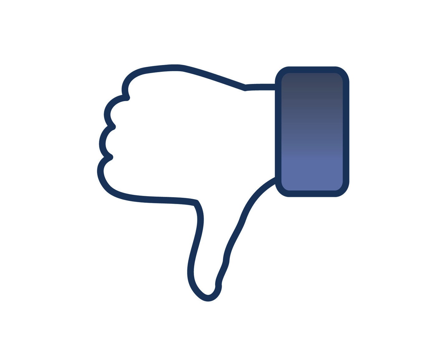 1420x1090 Facebook Thumbs Down Clipart