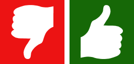 266x128 Thumbs Up Thumbs Down Clipart Many Interesting Cliparts