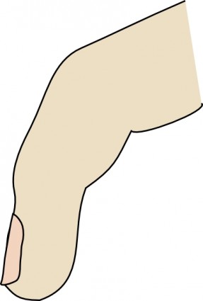 287x425 Finger Clip Art Download