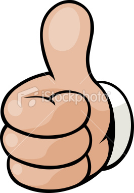 265x380 2 Thumbs Up Clipart