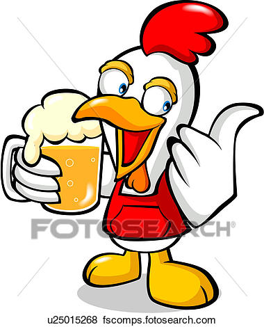 380x470 Stock Illustration Of Animal, Beer, Thumbs Up, Beer Bubble