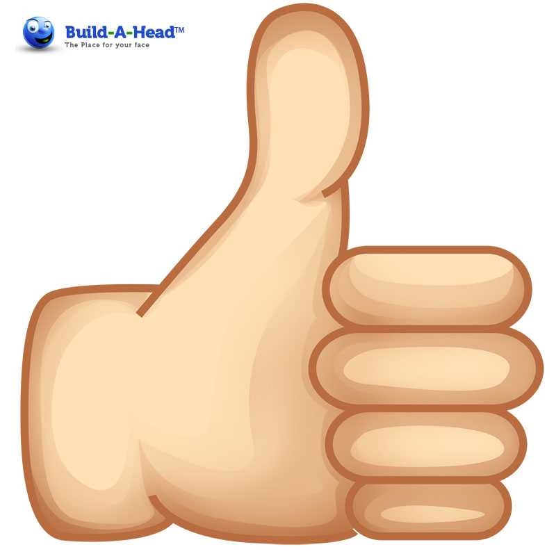 800x800 A Big Thumbs Up, Clip Art