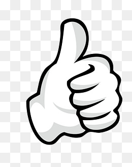 260x328 Vector Black White Thumbs, Vector, Cartoon Pattern, Black