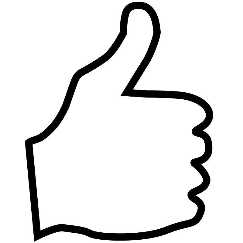 800x800 Free Thumbs Up Clipart