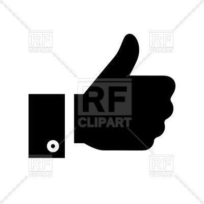 400x400 Thumbs Up Icon Royalty Free Vector Clip Art Image