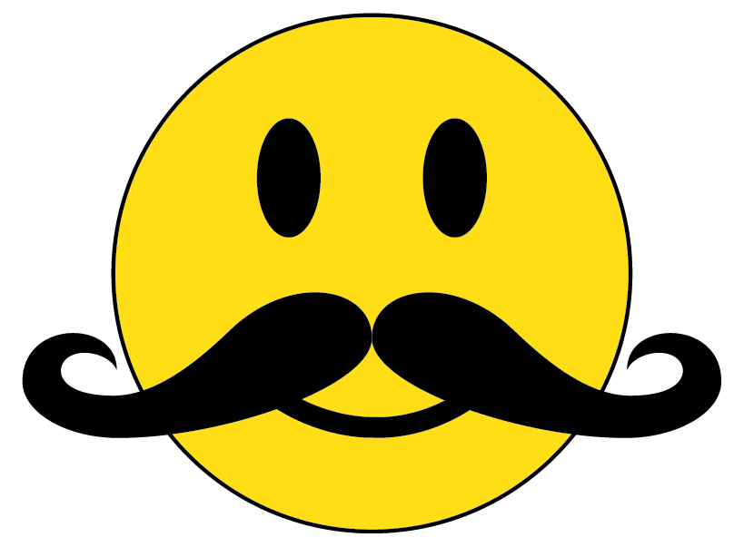 819x603 Smiley Face With Mustache And Thumbs Up Collection