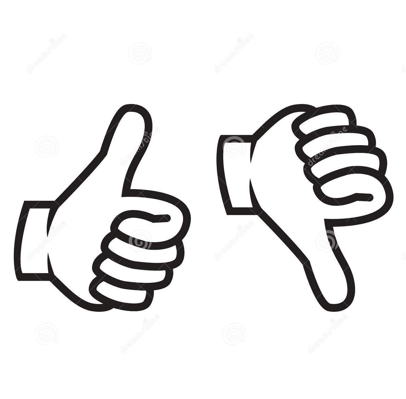 1300x1278 Clipart Thumbs Up Silhouette