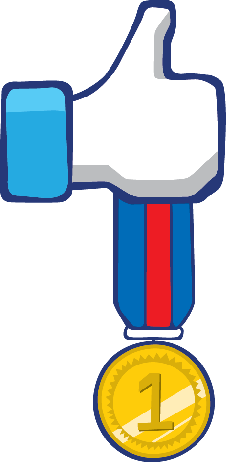 493x943 Facebook Thumbs Up Clipart