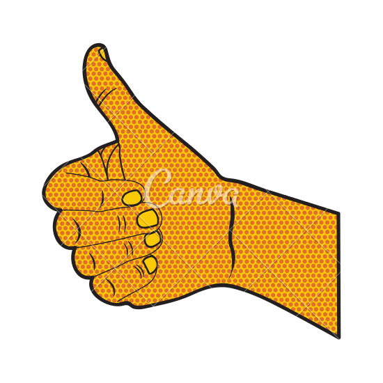 550x550 Woman With Thumbs Up