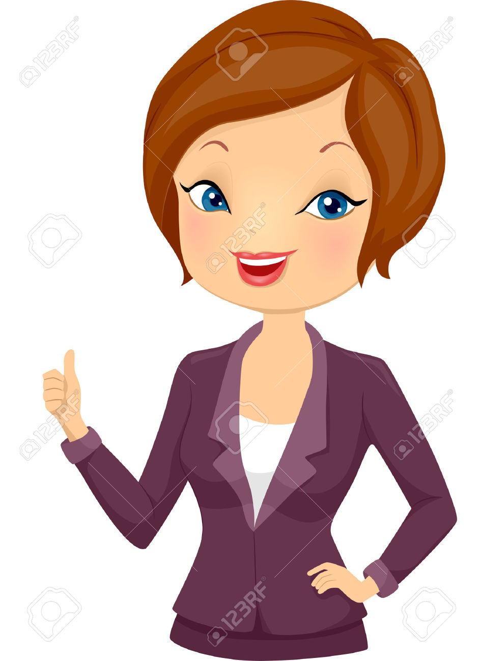 943x1300 Girl Giving Thumbs Up Clipart